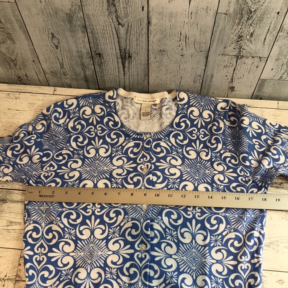 Jillian Jones Button Front Patterned Cardigan NWT… - image 6